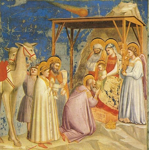 Adorarea Magilor, Giotto